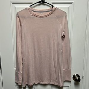 Free Fly Size Medium Long Sleeve Bamboo Top Pink
